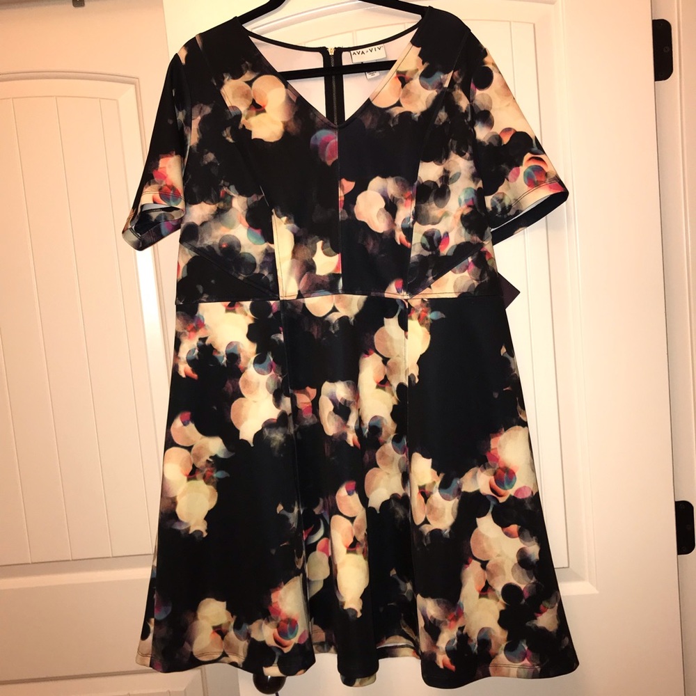 👗 Ava and Viv Multi-print Dress 👗